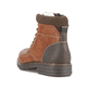 
Karamellbraune Rieker Herren Schnürstiefel 33140-25 mit einer robusten Profilsohle. Schuh von hinten