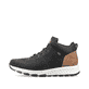 Schwarze Rieker Herren Sneaker High B6740-00 mit wasserabweisender TEX-Membran. Schuh Außenseite gespiegelt.