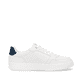 Weiße Rieker Herren Sneaker Low U1902-80 mit Schnürung sowie abriebfester Sohle. Schuh Innenseite.