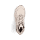 Erdbeerrote Rieker Damen Slipper 45951-33 mit einer schockabsorbierenden Sohle. Schuh Innenseite