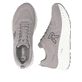 Beige Rieker Sport Herren Sneaker Low U4101-62. Schuh von oben, liegend.