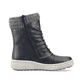 Königsblaue Rieker Damen Kurzstiefel Z6693-14 mit einer robusten Profilsohle. Schuh Innenseite