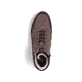 
Nussbraune Rieker Herren Schnürstiefel B2044-25 mit einer robusten Profilsohle. Schuh von oben