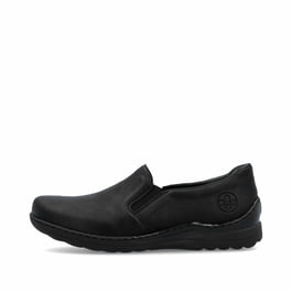 Rieker women's 48964Slip-On Shoe, Black, 40 EU