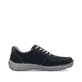 Blaue Rieker Herren Schnürschuhe 03030-14 mit Reißverschluss sowie Extraweite H. Schuh Innenseite.
