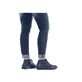 
Marineblaue Rieker Damen Schnürschuhe 55002-14 mit einer sehr leichten Sohle. Schuh am Fuß