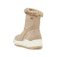 Asphaltschwarze Rieker Damen Hochschaftstiefel Y4760-00 mit einer leichten Sohle. Schuh Innenseite