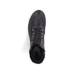 Schwarze Rieker Damen Schnürstiefel 73230-00 mit wasserabweisender TEX-Membran. Schuh von oben.