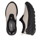 Beige Rieker Sport Damen Sneaker Low W4503-62. Schuh von oben, liegend.