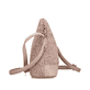Sac à main Rieker H1510-93 rose avec fermeture éclair et compartiment antivol à l’arrière. Côté droit.