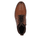Braune Rieker Herren Schnürstiefel F4500-24 aus Glattleder. Schuh von oben.