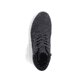 
Asphaltschwarze Rieker Herren Schnürschuhe 30741-00 mit Schnürung und Reißverschluss. Schuh von oben