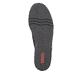 Mocassins Rieker noirs pour femme 487C0-00 avec fermeture velcro. Semelle extérieure de la chaussure.