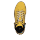 Gelbe Rieker Damen Schnürstiefel N1305-68 aus Glattleder. Schuh von oben.