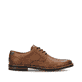 Braune Rieker Herren Schnürschuhe 13523-24 mit modernen Ziernähten. Schuh Innenseite.