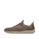 Beige Rieker Herren Slipper 08365-64, Barfußschuhe mit einem Gummizug. Schuh Außenseite.