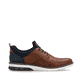 Braune Rieker Herren Slipper 14450-22 mit Gummizug sowie der Komfortweite G 1/2. Schuh Innenseite.