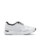 Weiße Rieker Damen Sneaker Low M9000-80 mit Gummischnürung sowie flexibler Sohle. Schuh Innenseite.