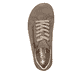 Chaussures à lacets Rieker marron femmes 52301-25 avec fermeture éclair. Chaussure vue de dessus.