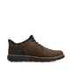 Dunkelbraun-schwarze Rieker Herren Slipper B3357-26 aus Rauleder. Schuh Innenseite.