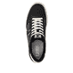 Schwarze Rieker Herren Sneaker Low U1900-00 mit einer strapazierfähigen Sohle. Schuh von oben.