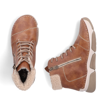 Rieker Femme Bottes à lacets