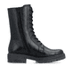 Schwarze Rieker Damen Schnürstiefel 75801-00 aus Glattleder. Schuh Innenseite.