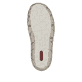 Rote Rieker Damen Slipper L0363-33 mit einem Reißverschluss. Schuh Laufsohle.