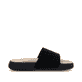 Schwarze Rieker Herren Pantoletten U3250-00 mit einer ultraleichten Sohle. Schuh Innenseite.