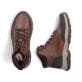 Braune Rieker Herren Schnürstiefel 30212-24 mit wasserabweisender TEX-Membran. Schuh von oben, liegend.