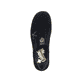 
Tiefschwarze Rieker Damen Slipper L7171-00 mit einer schockabsorbierenden Sohle. Schuh von oben