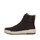 Dunkelbraune Rieker Herren Schnürstiefel U0071-25 aus Rauleder. Schuh Außenseite.