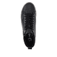 Baskets montantes Rieker noires pour femme W0164-00 en cuir lisse. Semelle extérieure de la chaussure.