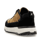 Braune Rieker Herren Sneaker Low U0102-68 mit wasserabweisender TEX-Membran. Schuh von hinten.