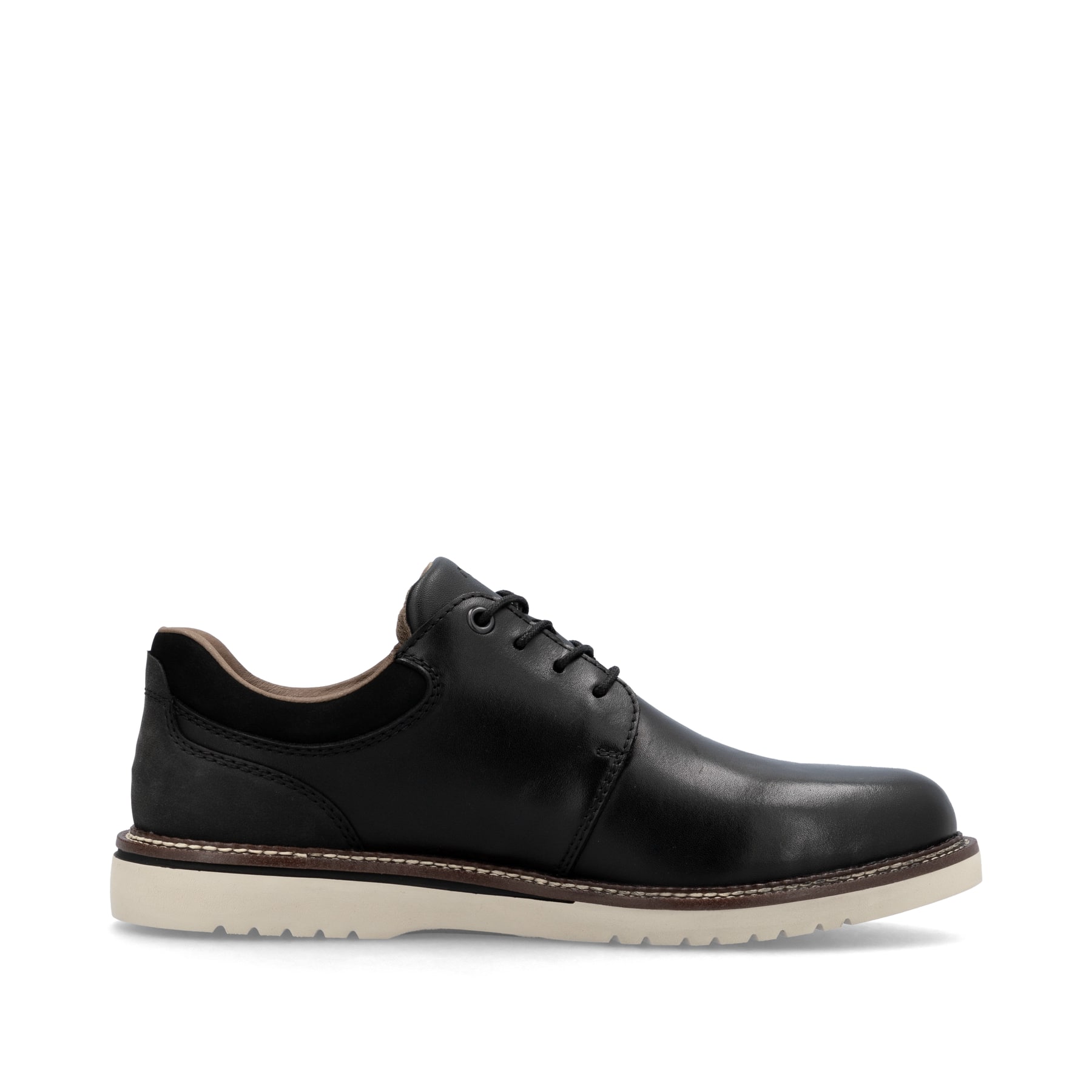 Chaussures à lacets Rieker noires pour homme 04501-00. Intérieur de la chaussure.
