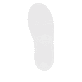 Weiße Rieker Damen Sneaker Low W2601-80 mit einer Schnürung. Schuh Laufsohle.