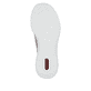 Metallische Rieker Damen Slipper L32P6-90 mit Deko-Reißverschluss sowie Gummizug. Schuh Laufsohle.