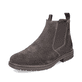 
Nussbraune Rieker Herren Chelsea Boots 33180-25 mit einer robusten Profilsohle. Schuh seitlich schräg