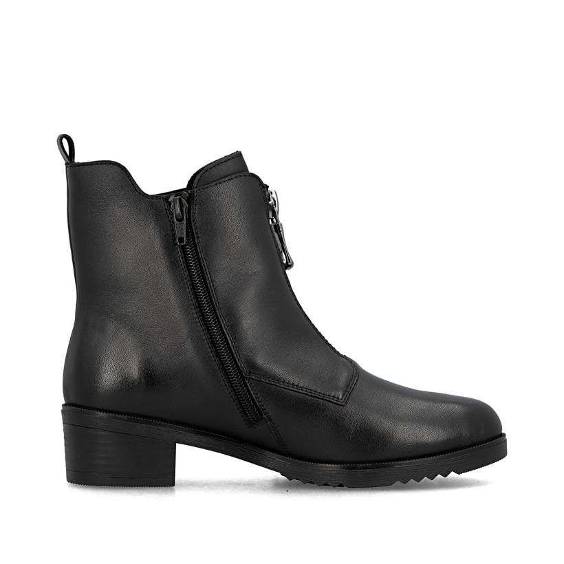 Rieker Damen Stiefeletten Y2580 - Chelsea Boots Mit Blockabsatz
