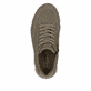 Braune Rieker Herren Schnürschuhe 15900-25 aus Glattleder. Schuh von oben.
