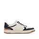 Beige waschbare Rieker Herren Slipper U1103-62 mit einer super leichten Sohle. Schuh Außenseite gespiegelt.