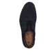 
Graphitschwarze Rieker Herren Schnürschuhe 14614-00 mit einer robusten Profilsohle. Schuh von oben