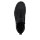 Schwarze Rieker Herren Kurzstiefel 39871-00 aus Glattleder. Schuh von oben.