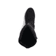 
Tiefschwarze Rieker Damen Hochschaftstiefel 76890-00 mit einer robusten Profilsohle. Schuh von oben