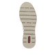 Beige Rieker Damen Sneaker Low N8308-64 mit Reißverschluss sowie Komfortweite G. Schuh Laufsohle.