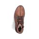 Braune Rieker Herren Schnürstiefel 30442-24 mit wasserabweisender TEX-Membran. Schuh von oben.