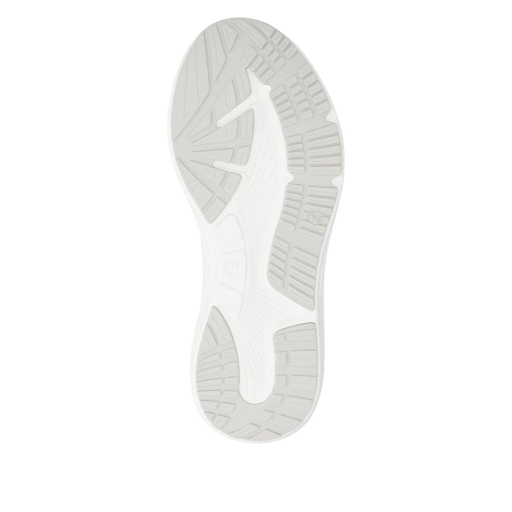 Beige Rieker Damen Sneaker Low W4101-60 mit Schnürung sowie ultraleichter Sohle. Schuh Laufsohle.