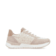 Rosane Rieker Damen Sneaker Low 58902-31 mit einem Reißverschluss. Schuh Innenseite.