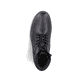 Schwarze Rieker Herren Schnürstiefel F3616-00 aus Glattleder. Schuh von oben.