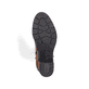 Graugrüne Rieker Damen Schnürstiefel 77431-54 mit Schnürung und Reißverschluss. Schuh Innenseite